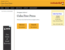 Tablet Screenshot of cub.stparchive.com