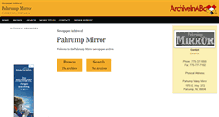 Desktop Screenshot of pah.stparchive.com